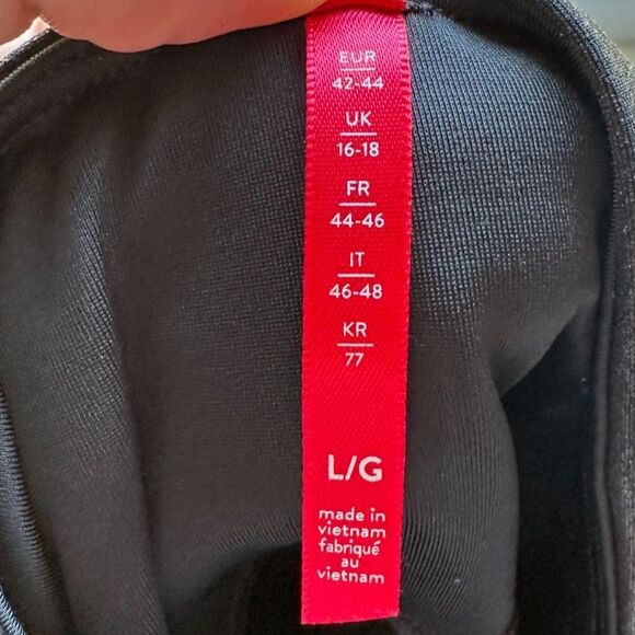 SPANX Women's Black Shaping Faux Leather Full Length Leggings Size L - Picture 7 of 9